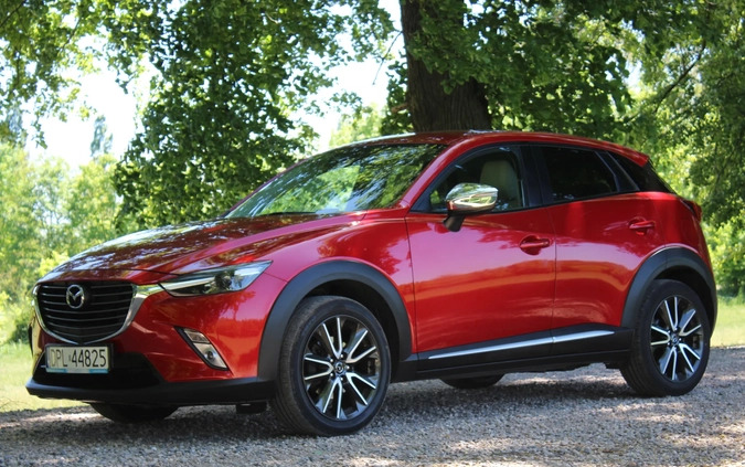 samochody osobowe Mazda CX-3 cena 67999 przebieg: 112052, rok produkcji 2015 z Jawor